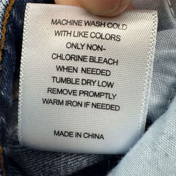 a loves a Women's Straight Leg Dark Wash Denim Jeans Size M - Picture 6 of 14